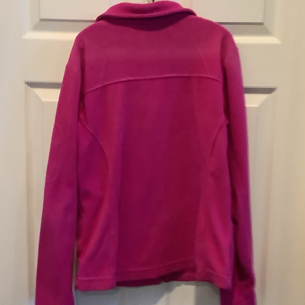 Columbia Women's Vibrant Pink Utility Jacket, full zip fleece - Picture 6 of 7